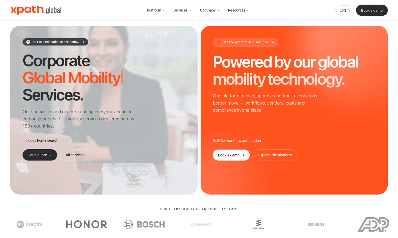 xPath.global services and mobility platform experience